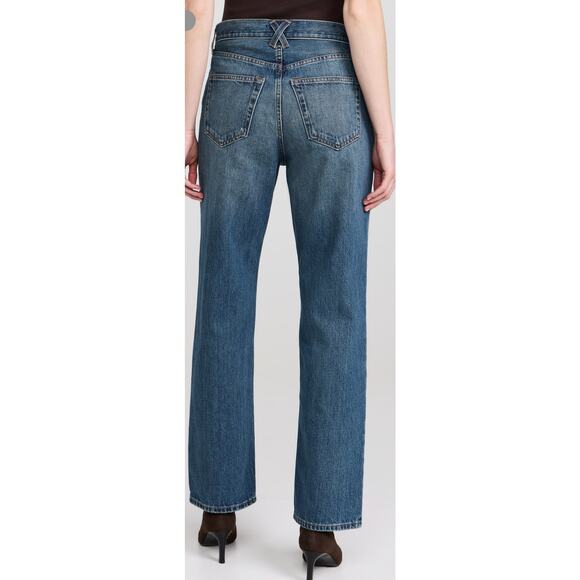 Alex Mill Bev Relaxed Straight vintage dark indigo jeans, size 33,NWOT,MSRP $225 - Picture 2 of 15